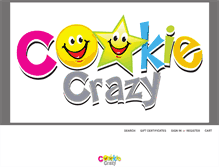 Tablet Screenshot of cookiecrazy.com.au